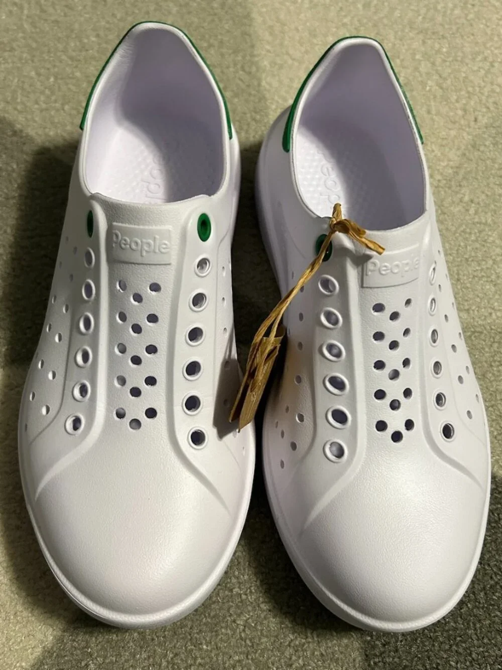 NWT People Footwear Lightweight Slip-On Perforated EVA Water Shoes M6/W8